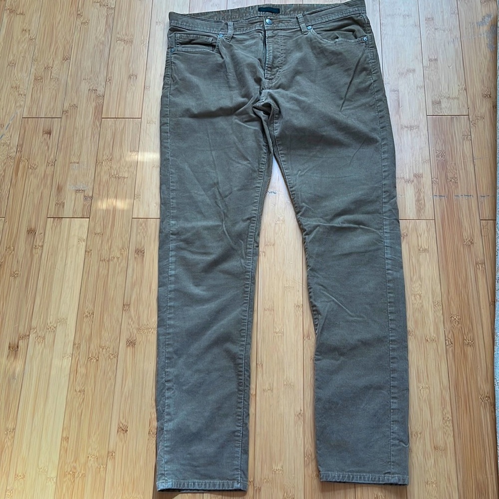 Mens Uniqlo Corduroy Tan